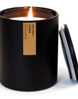 Vetiver + Tonka - Matte Black Tumbler Soy Candle