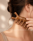 Natural Wooden Scalp Massage Comb - Gifts For Mom