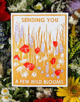 Sending You Wild Blooms Friendship Card