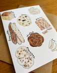 Watercolor Bread of the World Card