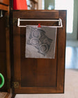 Screen Printed Gray Oysters Sponge Cloth - Stocking Stuffers