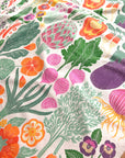 Organic Cotton Tea Towel - Veggie Garden