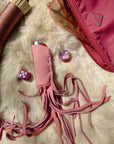 Pink Buckskin Fringe Lighter Case