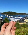 Narwhal Watercolor Sticker