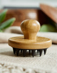 Bamboo + Silicone Scalp & Body Massager | Faire Market