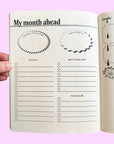 Rare Rose Month View Planner