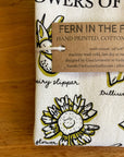 Washington Wildflower Tea Towel | Screenprinted