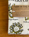 Washington Wildflower Tea Towel | Screenprinted