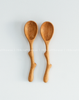 Twig Handle Wooden Spices Small Spoons - Measuring Spoons
