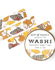 Ginkgo Leaf + Tiger Moth Autumn Washi Tape