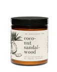 Coconut Sandalwood Natural Soy Candle 9 oz