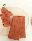 Mushrooms Linen Napkins - Set of 2