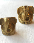 Brass Ganesh Figurine - Great Gift!: Small
