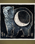 Mother Moon Bear - 8x8 Nature Wilderness Art Print