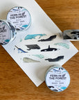 Watercolor Whale Washi Tape