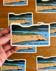 San Juan Island National Historical Park Illustrated Sticker | 3.8” x 2.25”