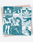 Salt on the Skin card sea, seaside, swimmer, ocean