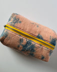 Boxy Toiletries Bag - Peach - Botanically Dyed