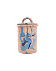 Crow Canyon Home - BORNN Multi Swirl Enamelware Medium Jar: Mint Swirl