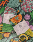 Organic Cotton Tea Towel - Midnight Veggie