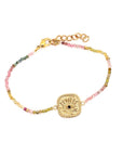 Brass & Stone Enchanted Eye Bracelet