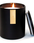 Palo Santo + Cypress - Matte Black Tumbler Soy Candle