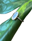 Sterling Silver Ring with Brass Accent