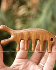 Natural Wooden Scalp Massage Comb - Gifts For Mom