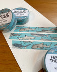 Watercolor Shark Washi Tape