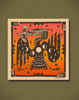 Heron Moon Dance - Durable & Weatherproof Sticker