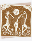 Bring Me the Sunshine Card, sun, summer, autumn, dance,