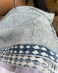 Bandana - Inky Doodle in Indigo Breeze