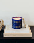 Indigo + Yuzu - 3 Wick Clear Glass Tumbler Soy Candle