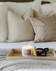 Rose + Peony - 3 Wick Clear Glass Tumbler Soy Candle