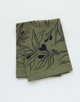 Olives Linen Tea Towel