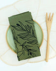 Olive Linen Napkins - Set of 2