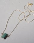 "Changing Tides" Blue-Green Tourmaline Necklace