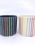 Forest Ceramic Co. - White Rainbow Drip Tumbler