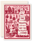 All the Feasts Letterpress Card