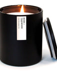 Musk + Teakwood - Matte Black Tumbler Soy Candle