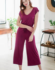 KIOVA V-NECK BAMBOO JUMPSUIT