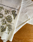 Washington Wildflower Tea Towel | Screenprinted