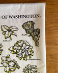 Washington Wildflower Tea Towel | Screenprinted