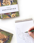 Lotus Pond Spiral Bound Sketchpad