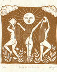 Bring Me the Sunshine Card, sun, summer, autumn, dance,
