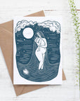 Mother & child card, mum, baby, new baby, motherhood, birth
