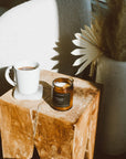 Vetiver + Tonka - Amber Jar Soy Candle
