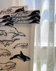 Whale Tea Towel | Screenprinted
