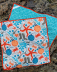 AK Beach Combing Microfiber Washcloth