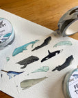 Watercolor Whale Washi Tape